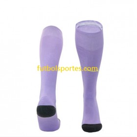 Manchester City Portero Segunda Calcetines Violeta 2023/2024